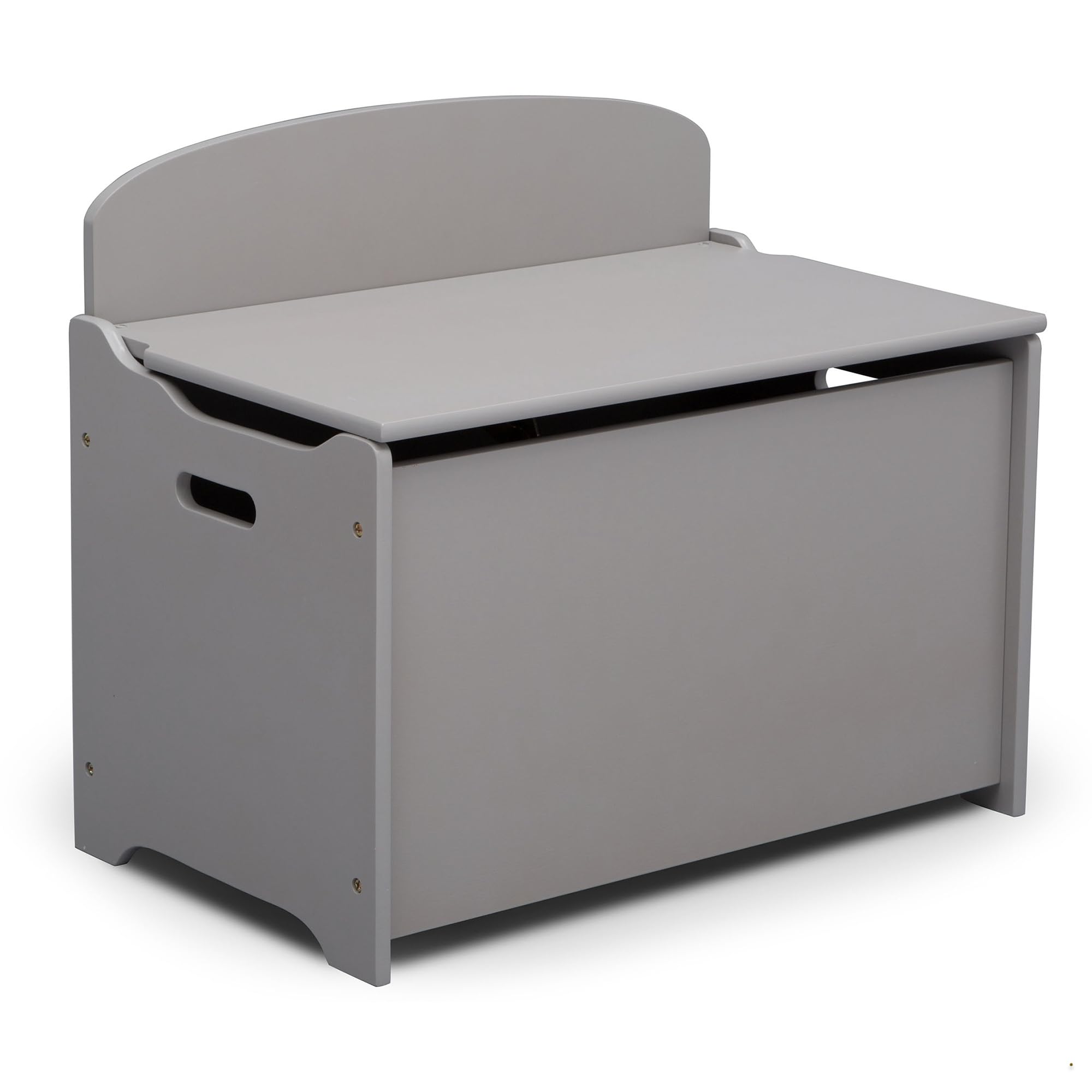 Delta Children MySize Deluxe Toy Box, Bianca White
