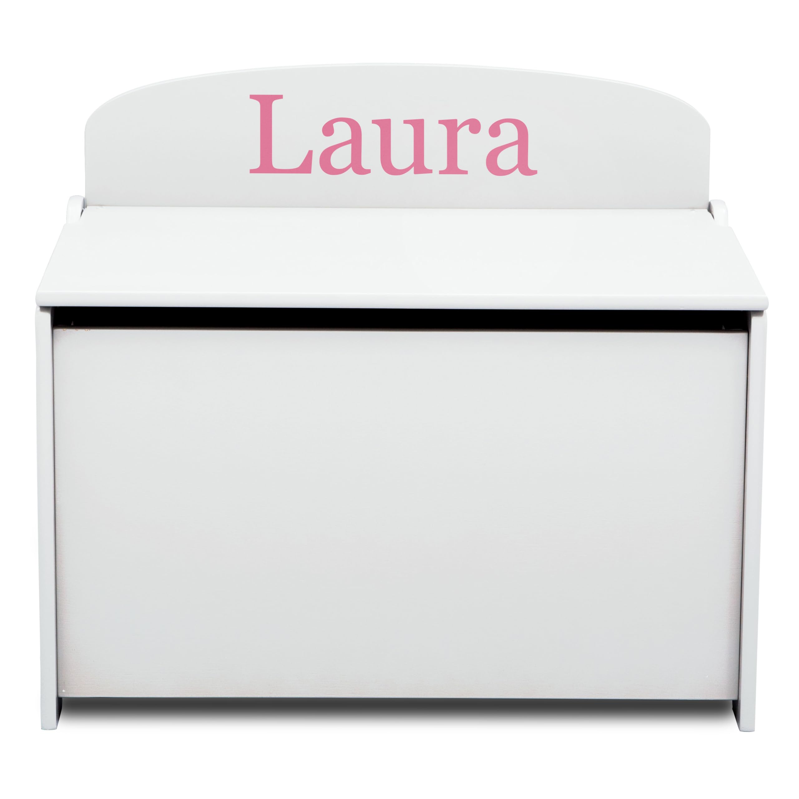 Delta Children MySize Deluxe Toy Box, Bianca White