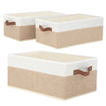3 Pack Large Capacity Storage Bins Closet Organizer for Shelves, Fabric Closet Storage Baskets Boxes with Leather Handles for Organizing Clothes, Sheets, Jeans, Toys, Books (Green)